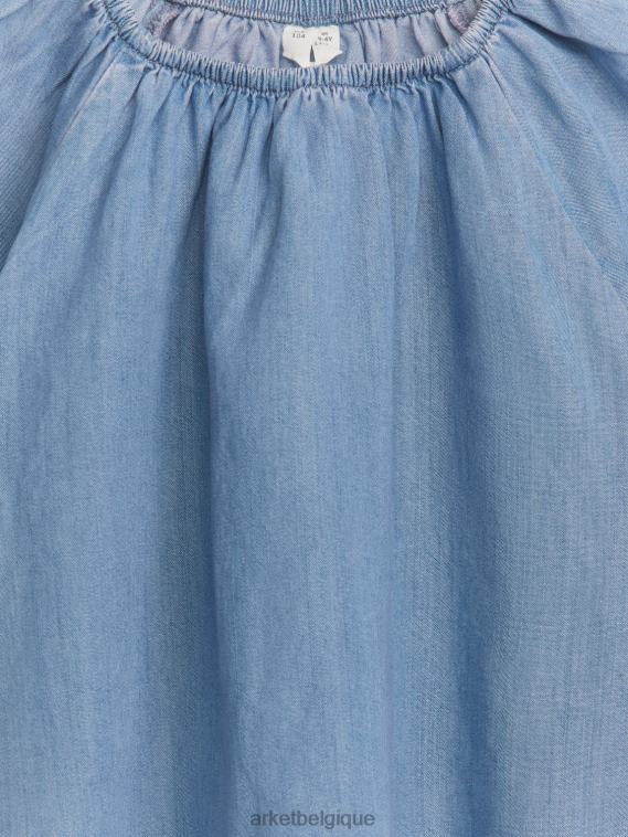 ARKET haut froncé enfants bleu T46DR1464 vêtements