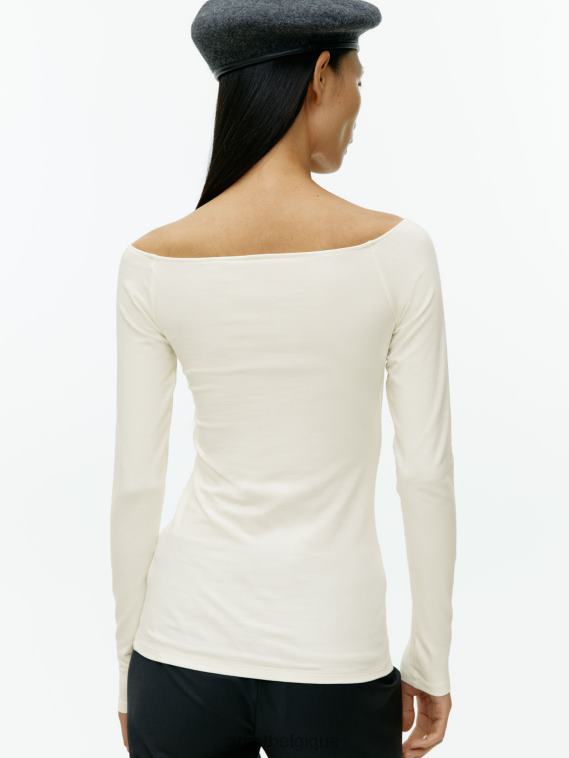 ARKET haut à épaules dénudées enfants blanc cassé T46DR285 vêtements