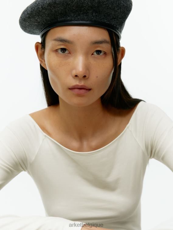 ARKET haut à épaules dénudées enfants blanc cassé T46DR285 vêtements