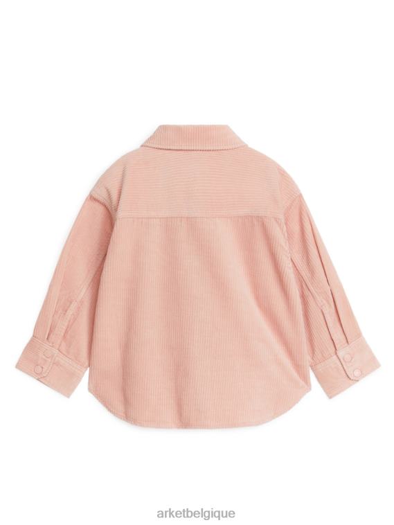 ARKET surchemise en velours côtelé enfants rose poussiéreux T46DR1441 vêtements