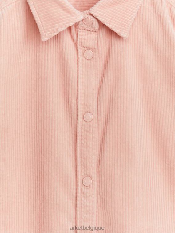 ARKET surchemise en velours côtelé enfants rose poussiéreux T46DR1441 vêtements