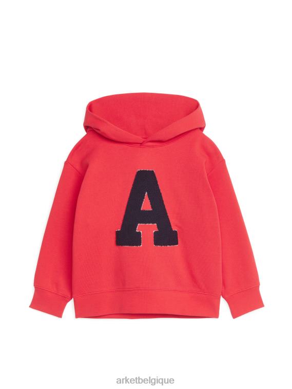 ARKET sweat à capuche universitaire enfants rouge Bleu T46DR1517 vêtements