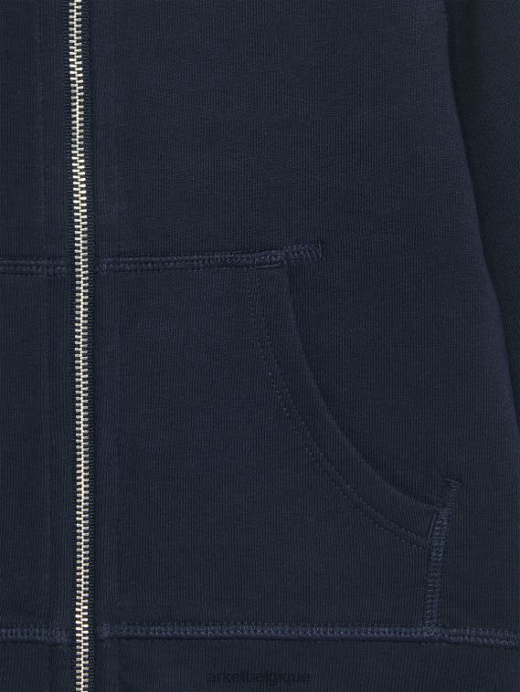 ARKET sweat à capuche zippé enfants bleu foncé T46DR1530 vêtements