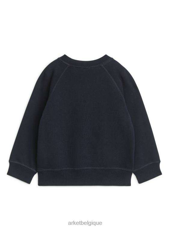 ARKET sweat-shirt à col rond enfants bleu foncé T46DR1533 vêtements