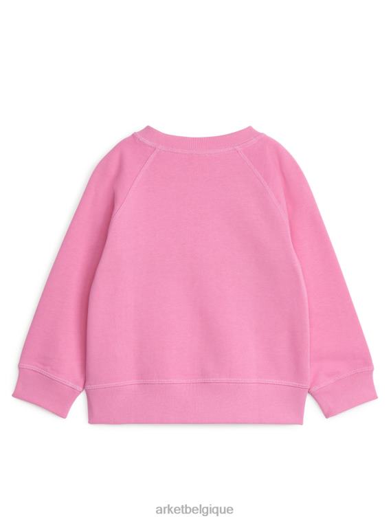 ARKET sweat-shirt à col rond enfants rose T46DR1508 vêtements