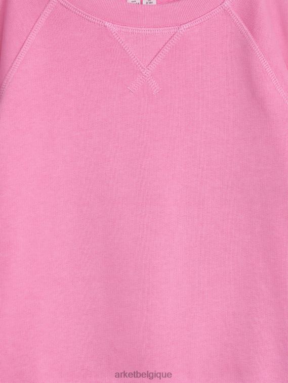ARKET sweat-shirt à col rond enfants rose T46DR1508 vêtements
