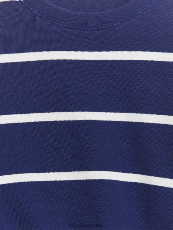 ARKET sweat-shirt décontracté enfants bleu foncé/blanc cassé T46DR1516 vêtements