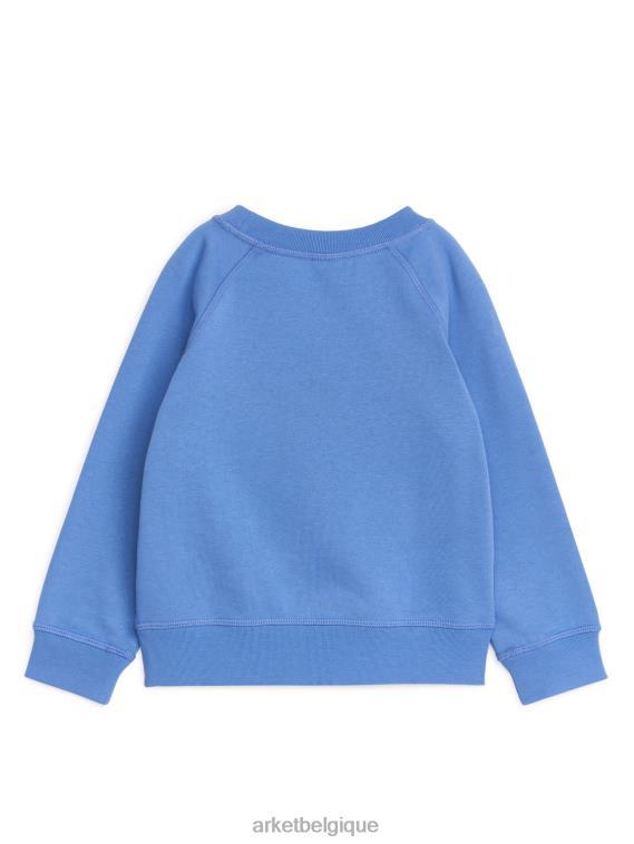 ARKET sweat-shirt en molleton enfants bleu ciel T46DR1496 vêtements