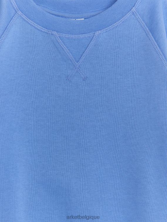 ARKET sweat-shirt en molleton enfants bleu ciel T46DR1496 vêtements