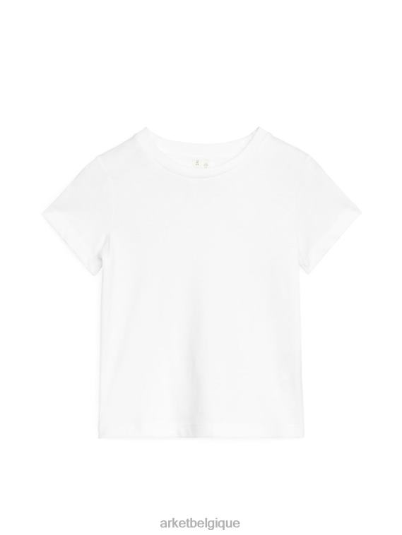 ARKET t-shirt à col rond enfants blanc T46DR1532 vêtements