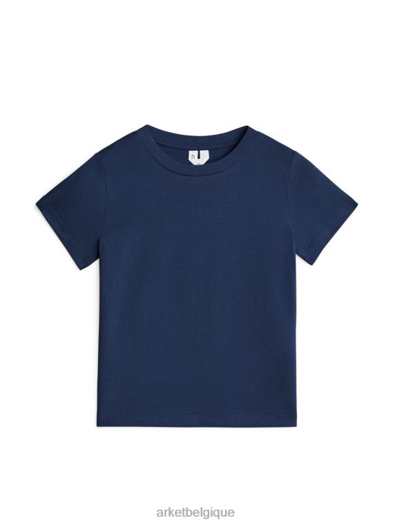 ARKET t-shirt à col rond enfants bleu T46DR1534 vêtements