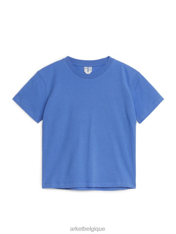 ARKET t-shirt à col rond enfants bleu ciel T46DR1489 vêtements