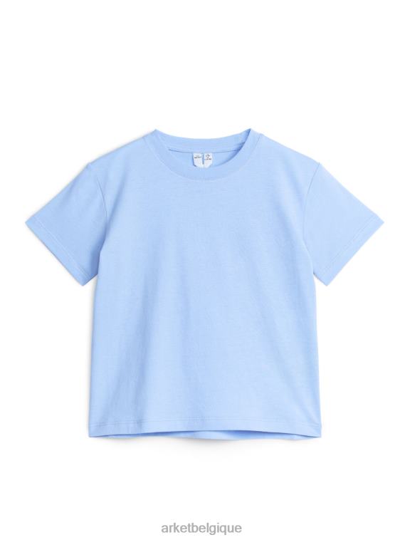 ARKET t-shirt à col rond enfants bleu clair T46DR1507 vêtements