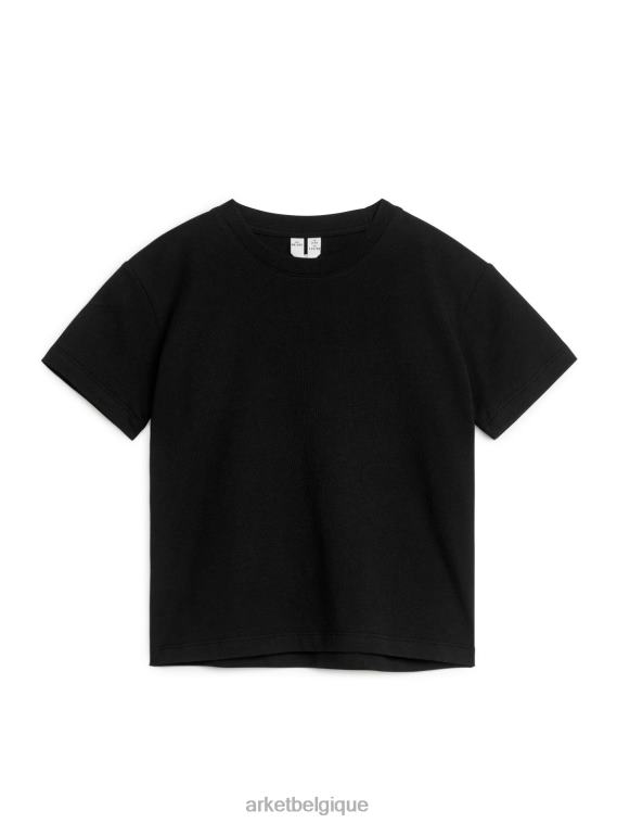 ARKET t-shirt à col rond enfants noir T46DR1490 vêtements