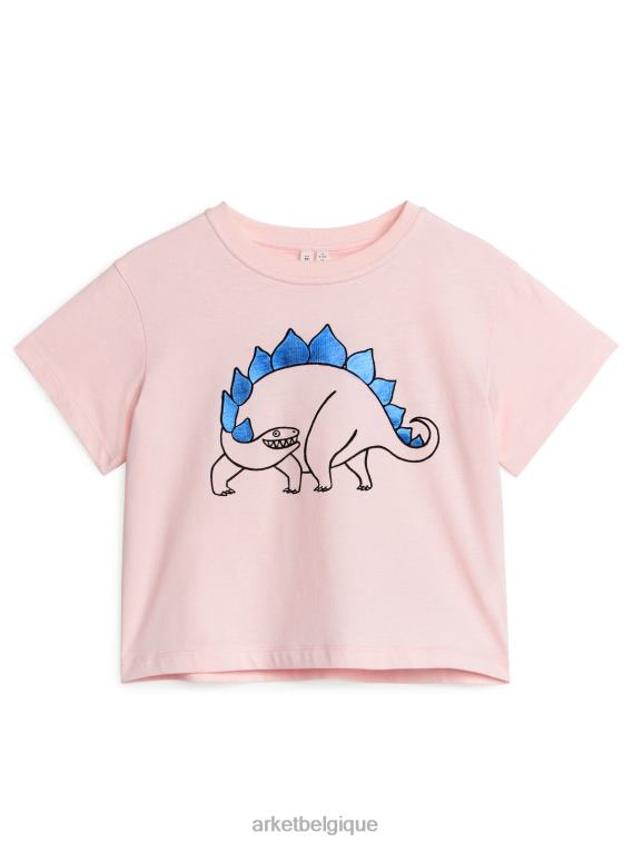 ARKET t-shirt coupe ample enfants beige/dinosaure T46DR1510 vêtements