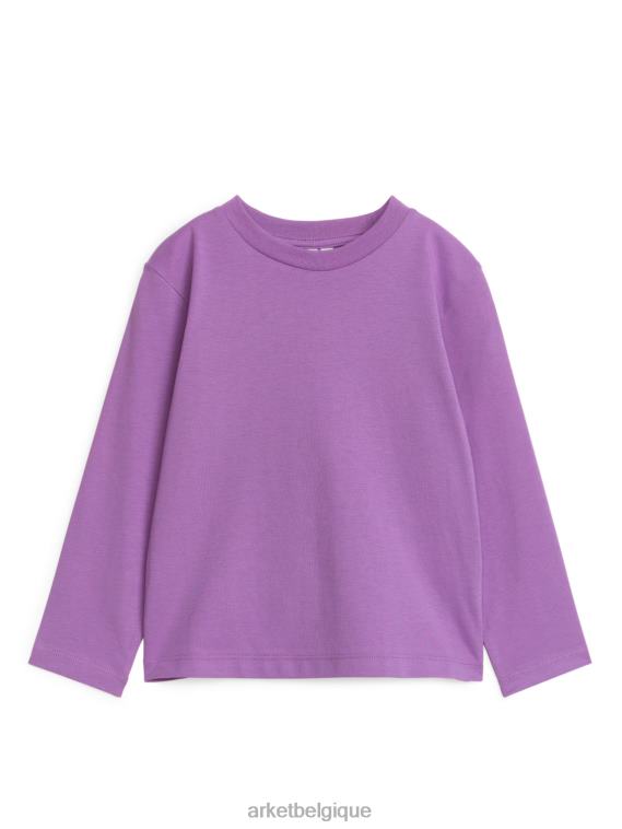 ARKET t-shirt à manches longues, lot de 2 enfants lilas T46DR1446 vêtements