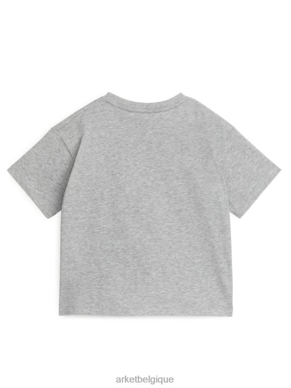 ARKET t-shirt surdimensionné enfants gris/récif T46DR1462 vêtements
