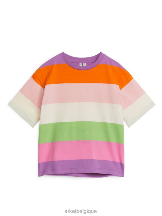 ARKET t-shirt surdimensionné enfants multi/rayures T46DR1451 vêtements