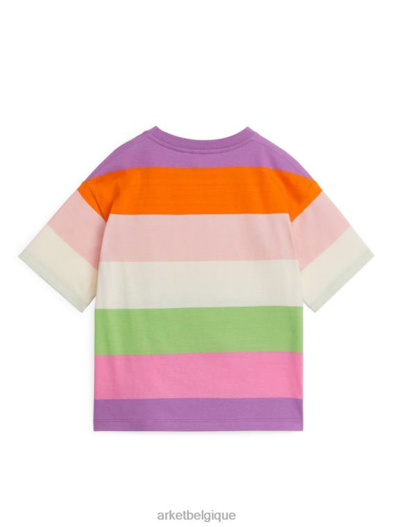ARKET t-shirt surdimensionné enfants multi/rayures T46DR1451 vêtements
