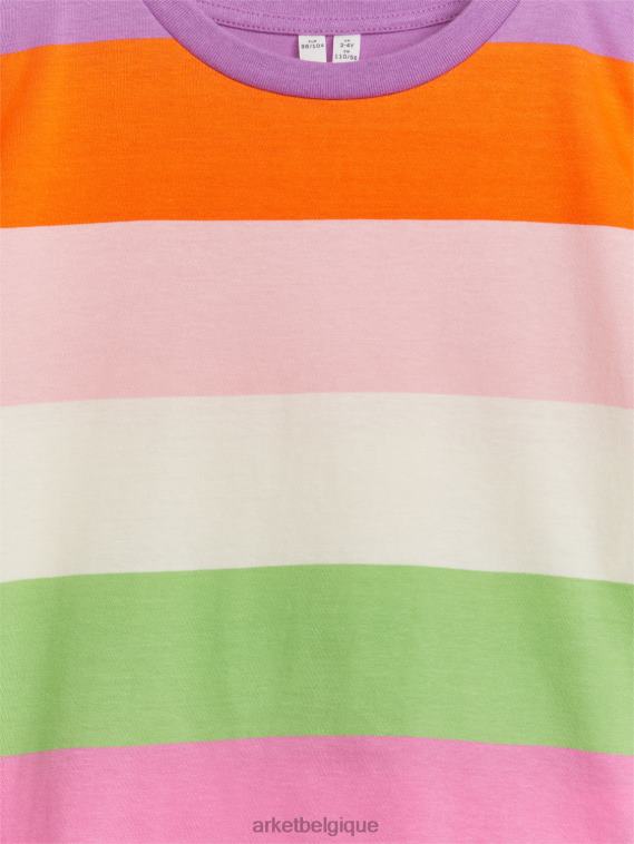 ARKET t-shirt surdimensionné enfants multi/rayures T46DR1451 vêtements