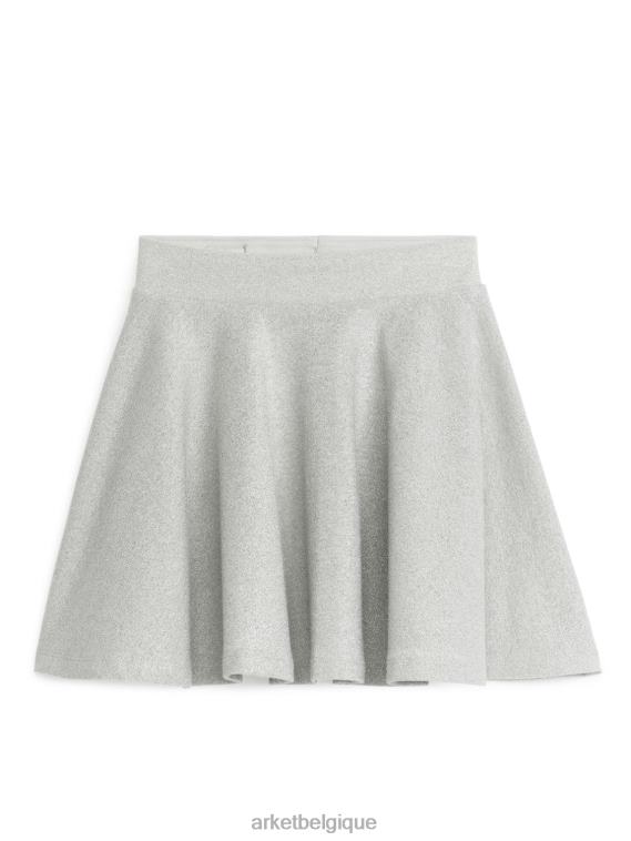 ARKET jupe à paillettes enfants argent T46DR1386 vêtements