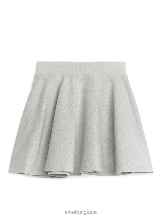 ARKET jupe à paillettes enfants argent T46DR1386 vêtements