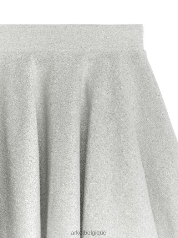 ARKET jupe à paillettes enfants argent T46DR1386 vêtements