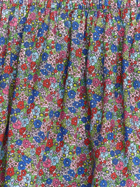 ARKET mini-jupe évasée enfants multi/fleurs T46DR1390 vêtements