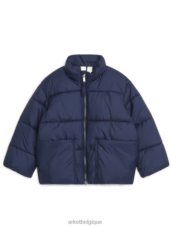 ARKET doudoune enfants bleu foncé T46DR1679 vêtements
