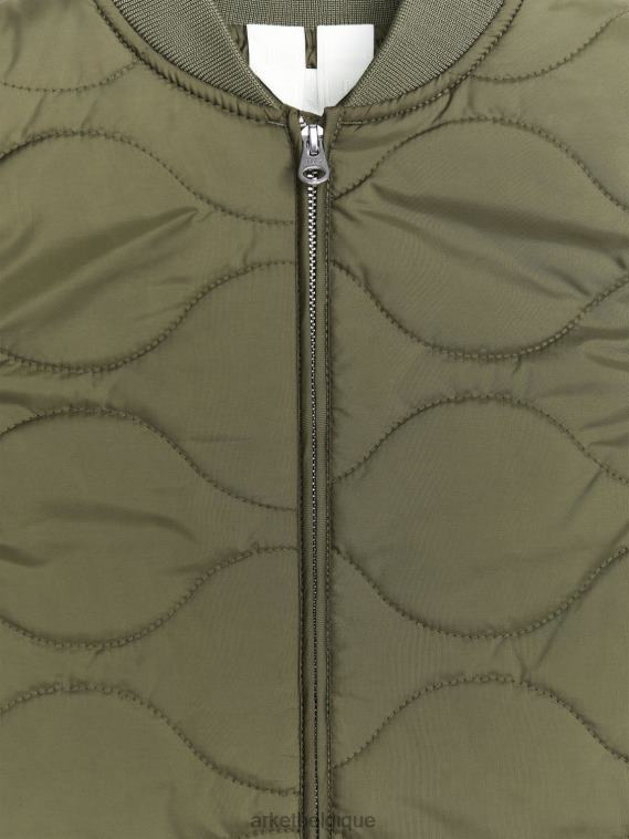 ARKET gilet matelassé enfants vert kaki T46DR1674 vêtements