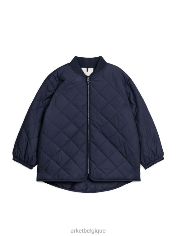 ARKET veste isolante matelassée enfants bleu foncé T46DR1682 vêtements
