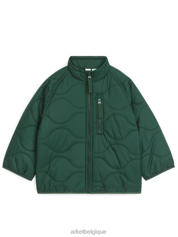 ARKET veste matelassée enfants vert T46DR1681 vêtements
