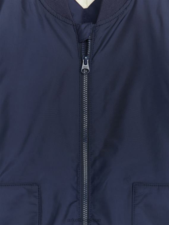 ARKET veste zippée enfants bleu foncé T46DR1675 vêtements