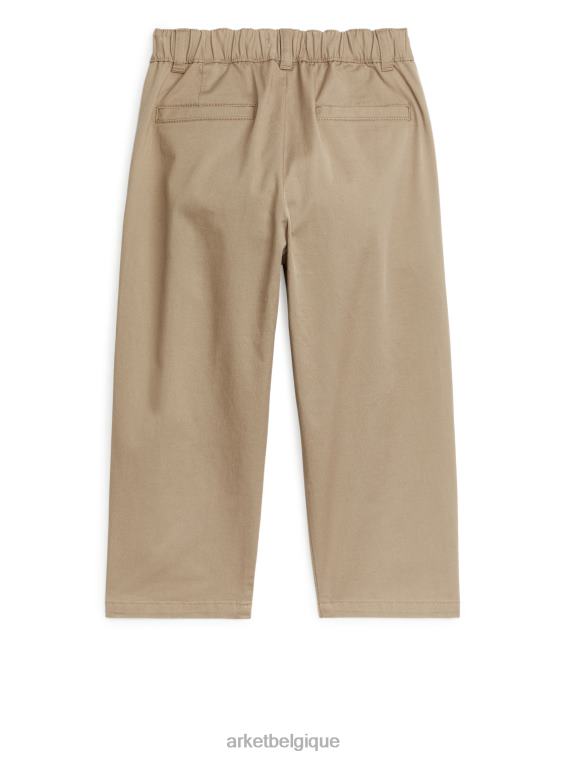 ARKET chino large en coton enfants beige T46DR1537 vêtements