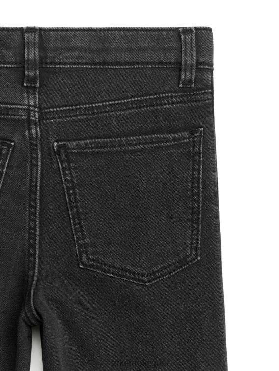 ARKET jean évasé stretch enfants noir délavé T46DR1572 vêtements