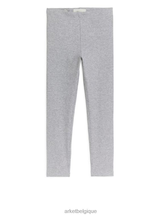ARKET legging en jersey côtelé enfants gris mélangé T46DR1592 vêtements
