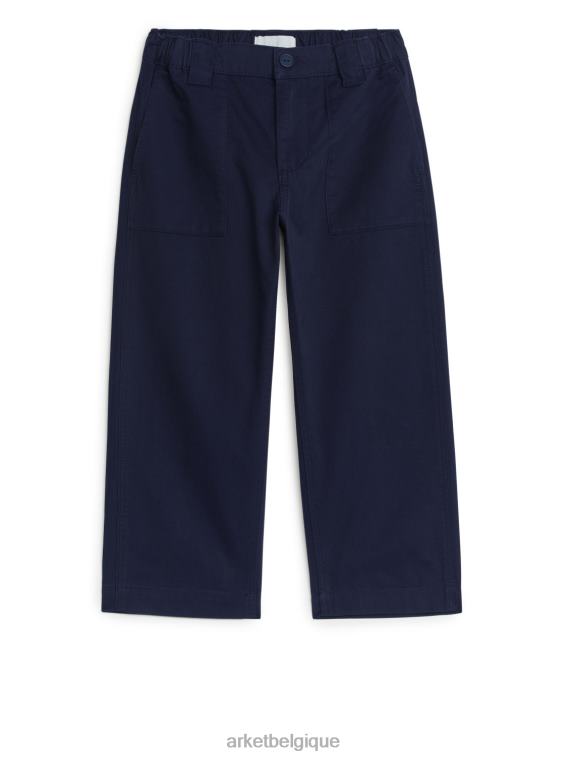 ARKET pantalon cargo enfants bleu foncé T46DR1575 vêtements