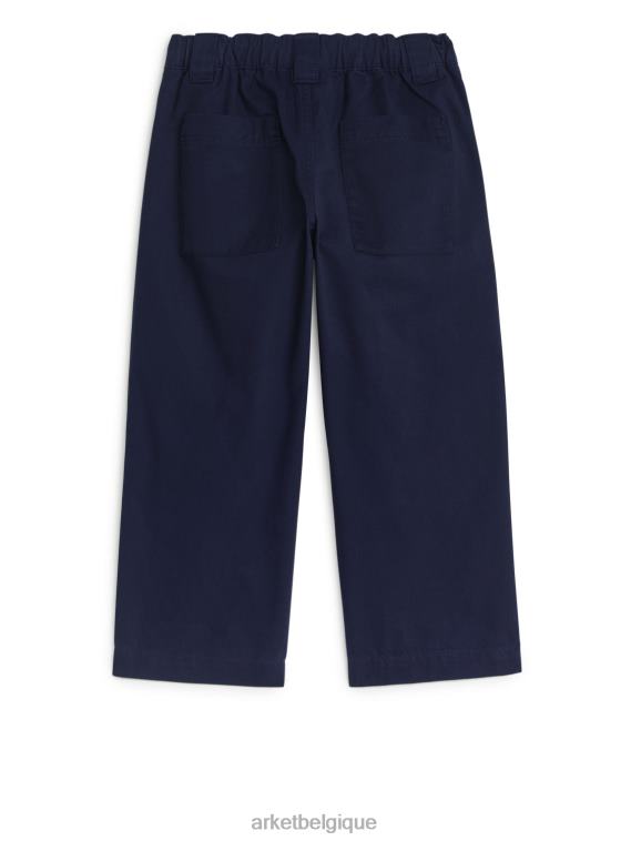 ARKET pantalon cargo enfants bleu foncé T46DR1575 vêtements