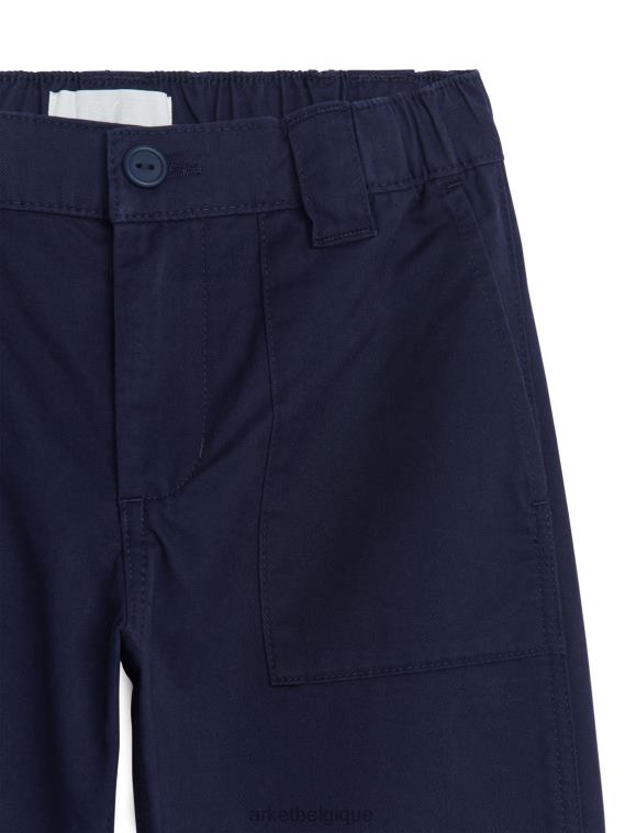 ARKET pantalon cargo enfants bleu foncé T46DR1575 vêtements