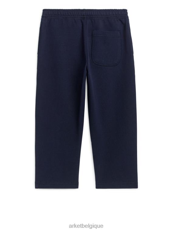 ARKET pantalon de jogging brodé enfants bleu foncé T46DR1574 vêtements