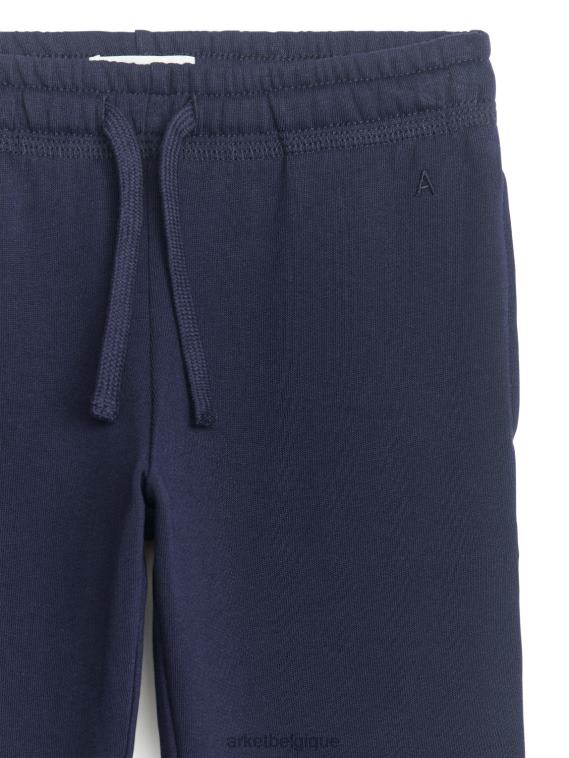 ARKET pantalon de survêtement en molleton enfants bleu foncé T46DR1549 vêtements