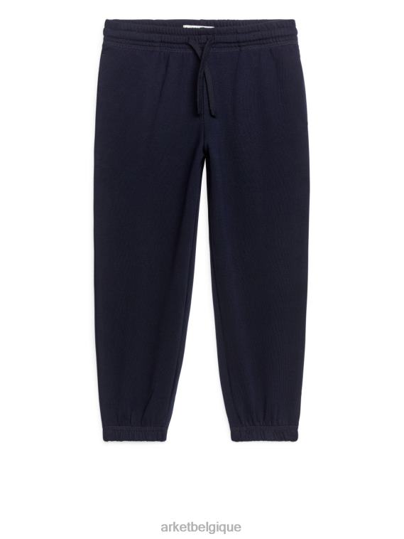 ARKET pantalon de survêtement en molleton enfants bleu foncé T46DR1582 vêtements