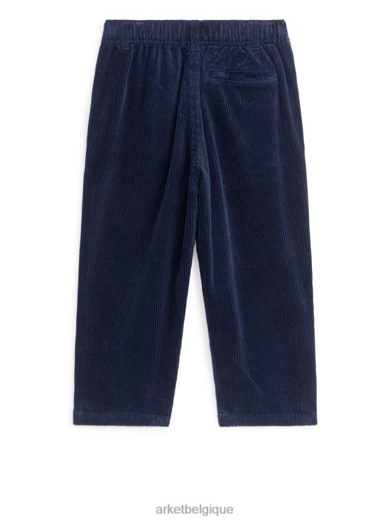 ARKET pantalon de velours enfants bleu foncé T46DR1546 vêtements