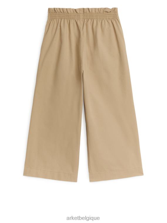 ARKET pantalon large en coton enfants beige T46DR1540 vêtements