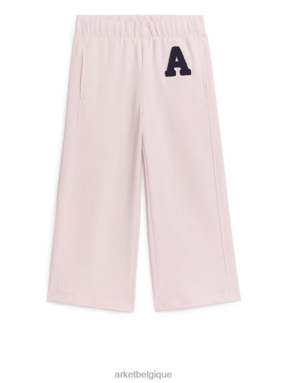 ARKET pantalons de survêtement universitaires enfants rose pâle T46DR1579 vêtements