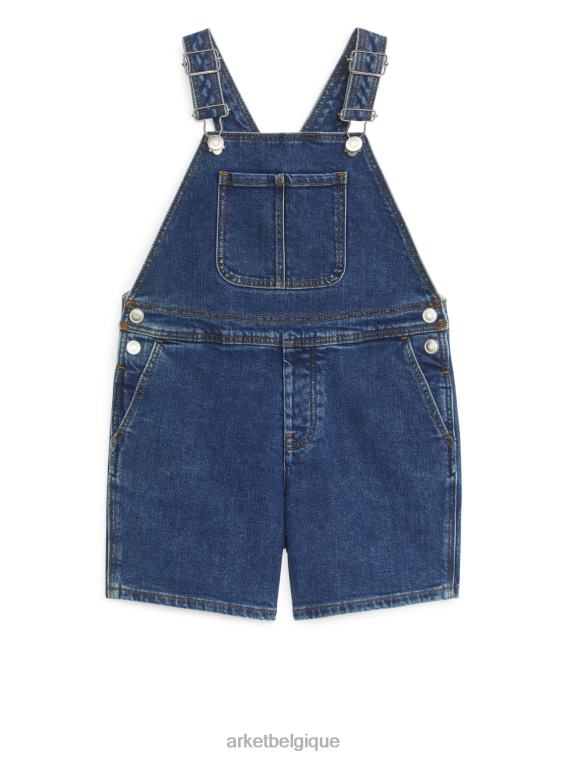 ARKET salopette courte en jean enfants bleu foncé T46DR1551 vêtements