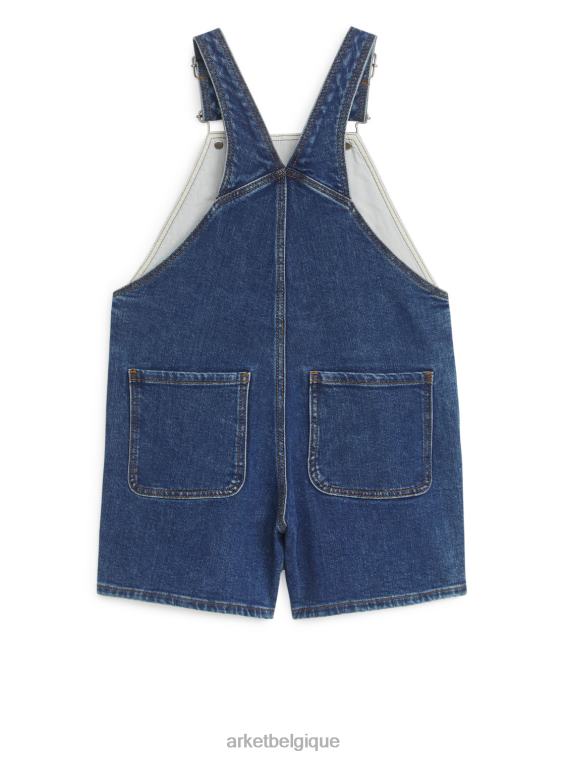 ARKET salopette courte en jean enfants bleu foncé T46DR1551 vêtements