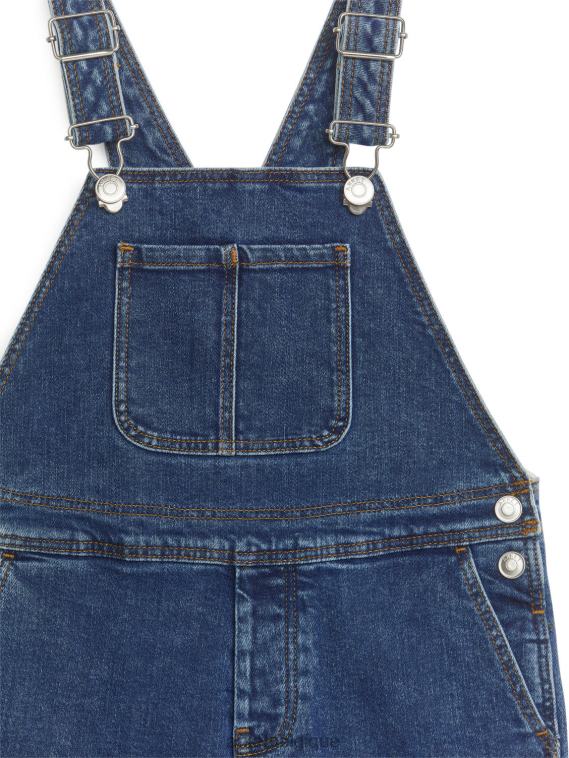 ARKET salopette courte en jean enfants bleu foncé T46DR1551 vêtements