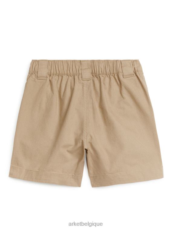 ARKET short en coton enfants beige T46DR1536 vêtements