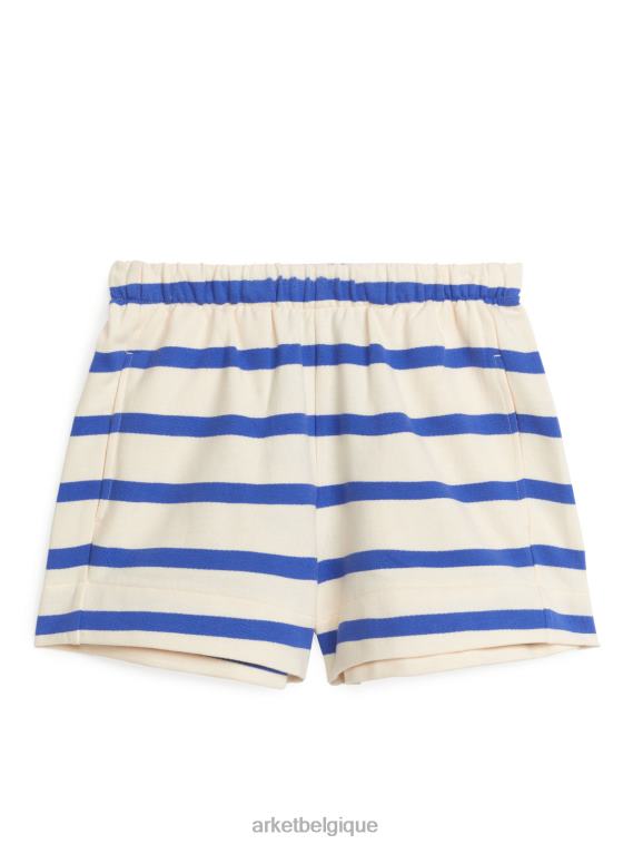ARKET short en molleton enfants bleu/rayure T46DR1561 vêtements